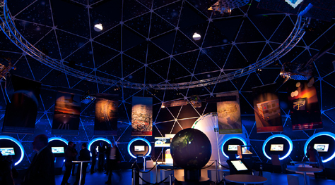 1 Creaset European Space Expo 2012 ZENDOME Geodaetisches Domezelt